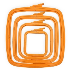 Nurge Pazarlama Nurge kvadratinis (stačiakampis) plastikinis lankas 19,5x22 cm (oranžinis) 170-13OR