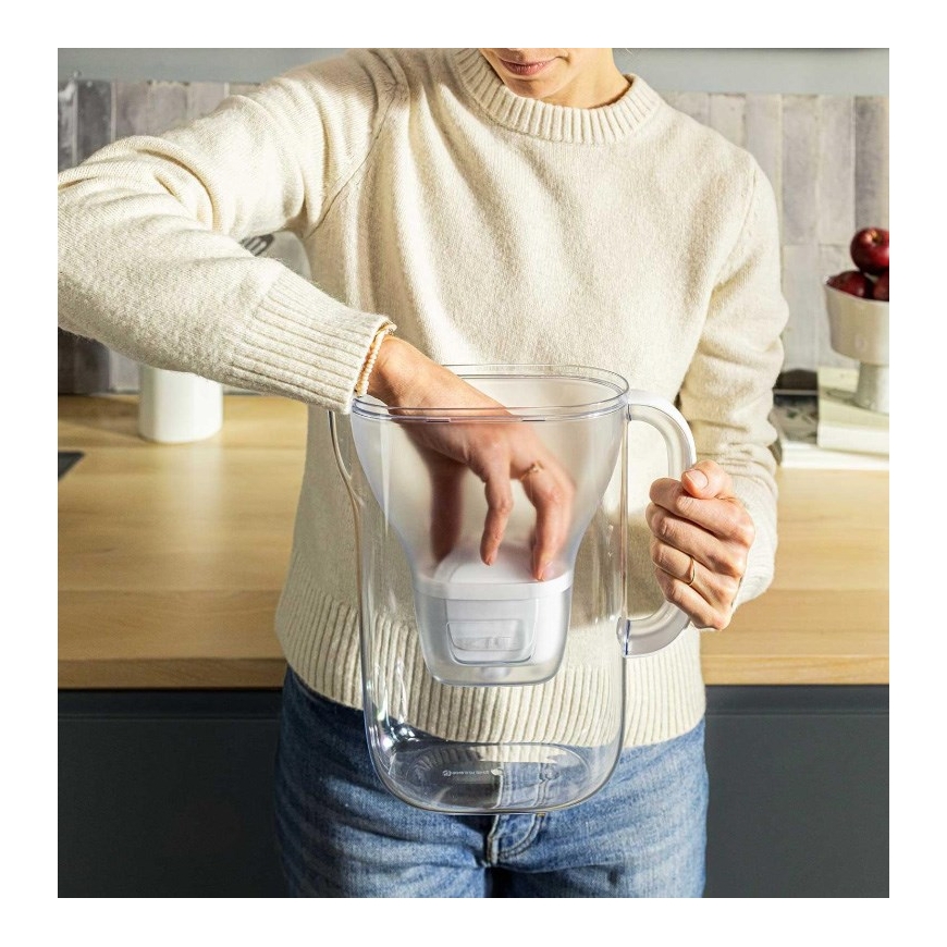 BRITA Style ESSENTIAL XL vandens filtravimo talpa (tamsiai mėlyna) + 3 x MX Pro Pure Performance filtrai – 2