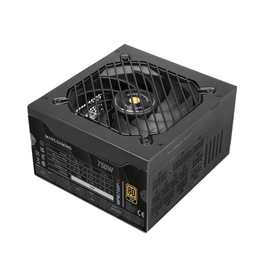 TACENS MARS MPB750PSI 750W DC-DC, ATX 3.1, PCIe 5.1, 80PLUS GOLD – блок питания (БП) – 4