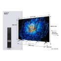 Телевизор TCL C69KS 65C69KS 165,1 см (65") 4K Ultra HD Смарт ТВ Wi-Fi Металлик Телевизор TCL C69KS 65C69KS 165,1 см (65") 4K Ultra HD Смарт ТВ Wi-Fi Металлик