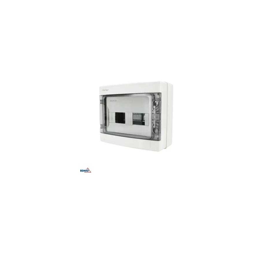 Bemko Schelinger Surface-Mounted Hermetic Distribution Box IP65 TERMINALS 12N+12PE 1x12P – 3
