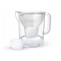 BRITA Style ESSENTIAL XL baltas filtro ąsotis + MX Pro Pure Performance filtras BRITA Style ESSENTIAL XL baltas filtro ąsotis + MX Pro Pure Performance filtras
