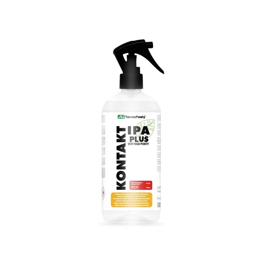 KONTAKT IPA PLUS. High purity alcohol isopropyl. Removes all impurities from optical elements. Leaves no marks or stains. Has de