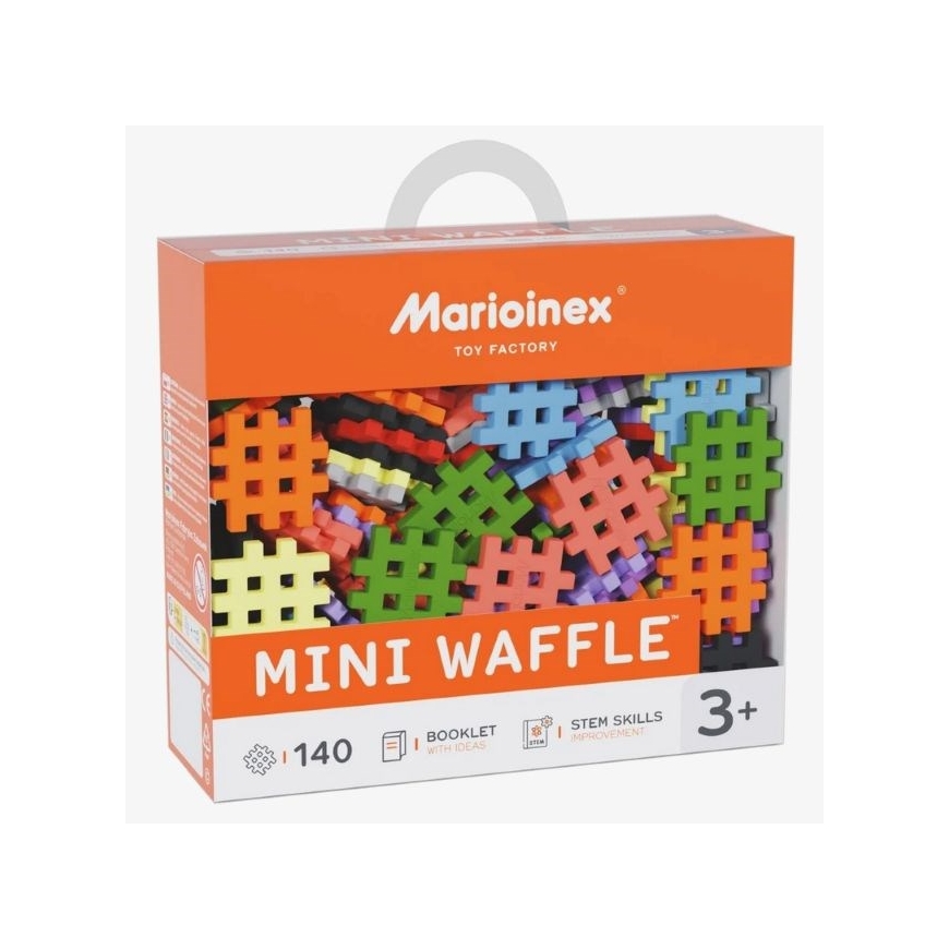 Набор строительных блоков Marioinex Mini Waffle, 140 деталей