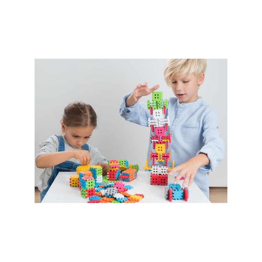 Marioinex Mini Waffle ehituskocade komplekt 1, 140 tükki – 4