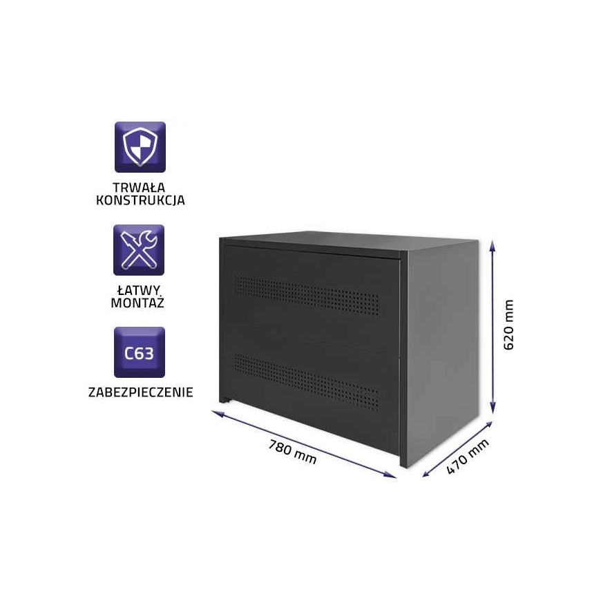 Qoltec Battery Module Case 12Ah 12kW – 2
