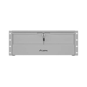 Lanberg 19" Rack-kaappi Laatikkoteline 4U 360 mm Harmaa (4U/483 × 360 mm, Kantavuus jopa 90 kg, 4-pisteinen asennus)