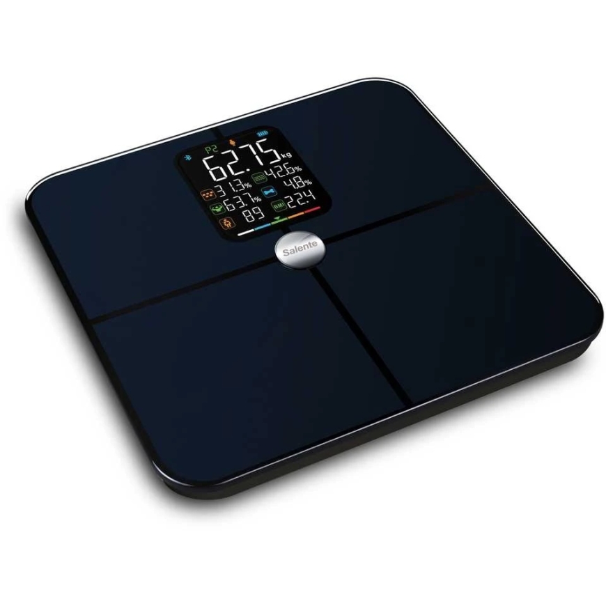 Evolveo Salente BodyFit inteliģentās personīgās diagnostikas svaru skala Bluetooth melna – 2