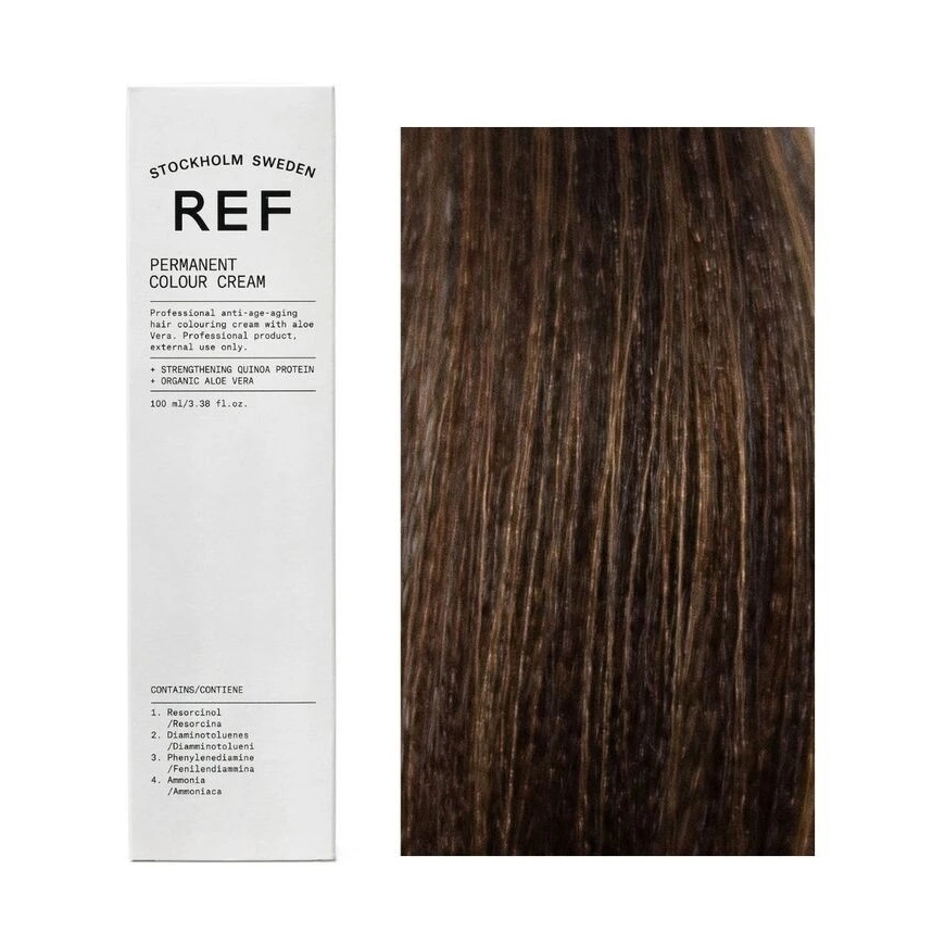 Ref Stockholm REF Permanent Colour Vegan Permanent Hair Dye 5.00 Intense Natural Light Vaaleille Hiuksille, 100 ml