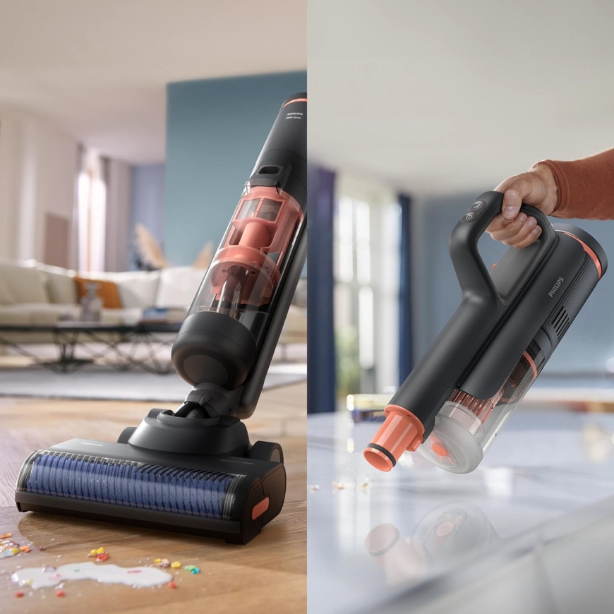 Philips 6000 series XW6264/11 stick vacuum/electric broom Battery Dry&wet Cyclonic Bagless Grey – 4