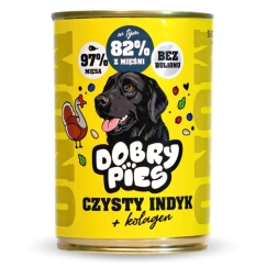 DOBRY PIES Mono Pure Turkey + Collagen – märgtoit koertele – 400 g