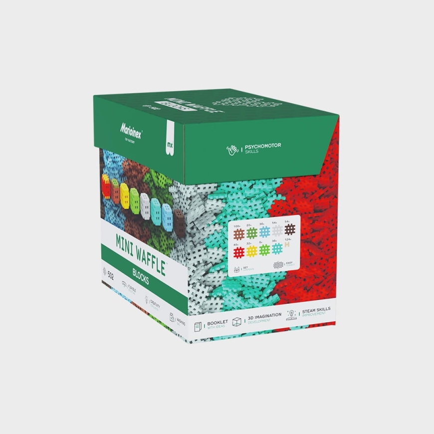 Marioinex Mini Waffle building blocks, 502 pieces – 4