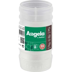 Bolsius Candle Angela white 11x5.5x5.5cm