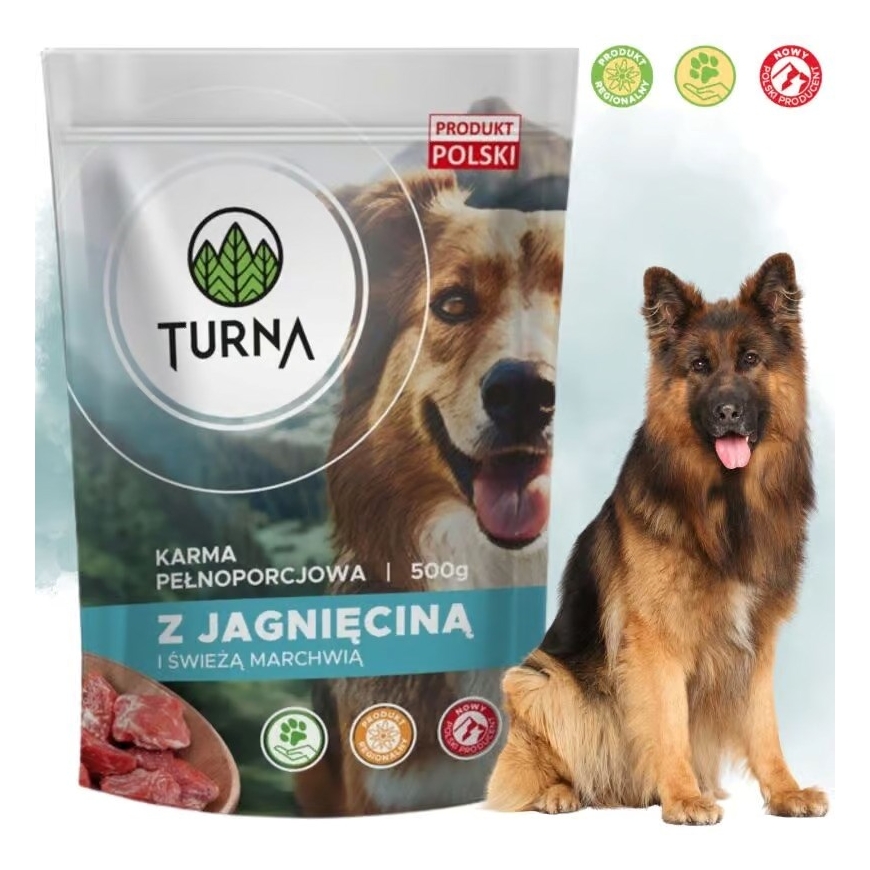TURNA с бараниной – влажный корм для собак – 500 г – 2
