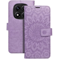 Oem MEZZO Book maciņš, kas paredzēts Xiaomi Redmi Note 14 PRO 4G mandala violetā krāsā