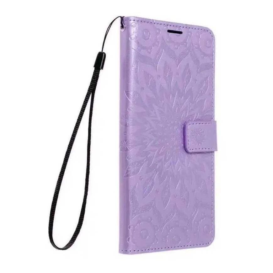 Oem MEZZO Book maciņš, kas paredzēts Xiaomi Redmi Note 14 PRO 4G mandala violetā krāsā – 2