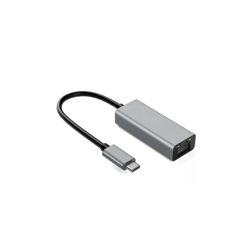 IBox IACRJ Aliuminio RJ45 į USB Type-C adapteris 10/100/1000 Mb/s