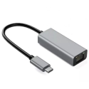 IBox IACRJ Alumiini RJ45 -USB Type-C -adapteri 10/100/1000 Mb/s IBox IACRJ Alumiini RJ45 -USB Type-C -adapteri 10/100/1000 Mb/s