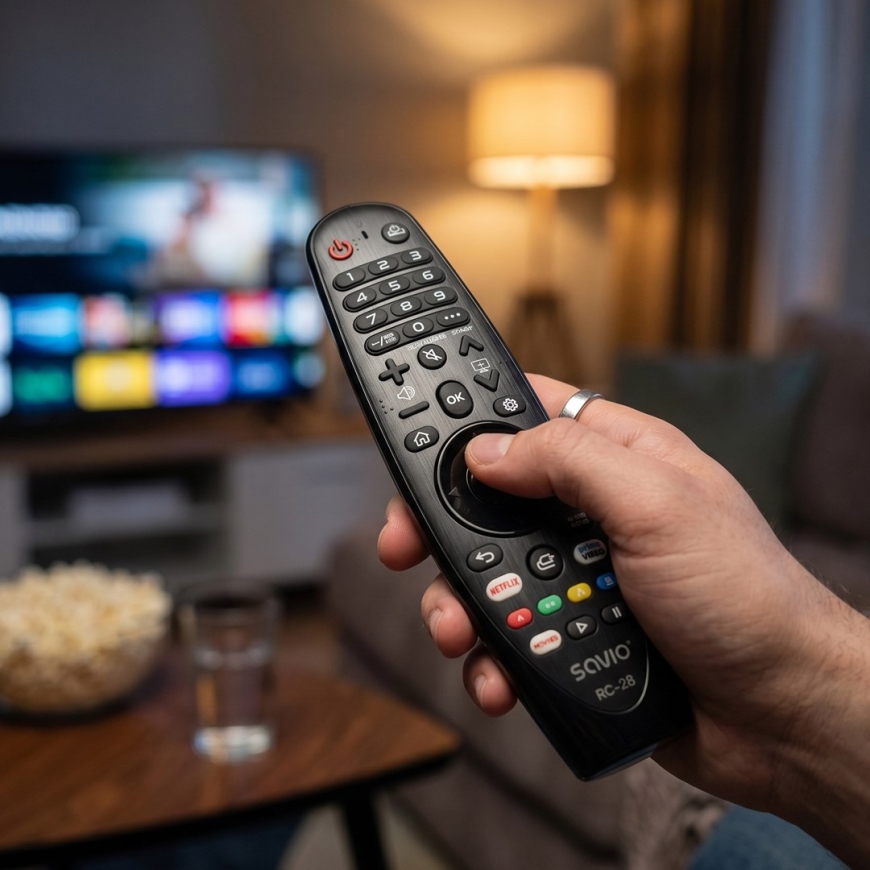 Универсальный / запасной пульт дистанционного управления для LG TV – SMART TV SAVIO RC-28 – 5