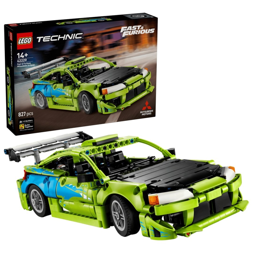 LEGO TECHNIC 42229 Nopeus ja viha - Mitsubishi Eclipse