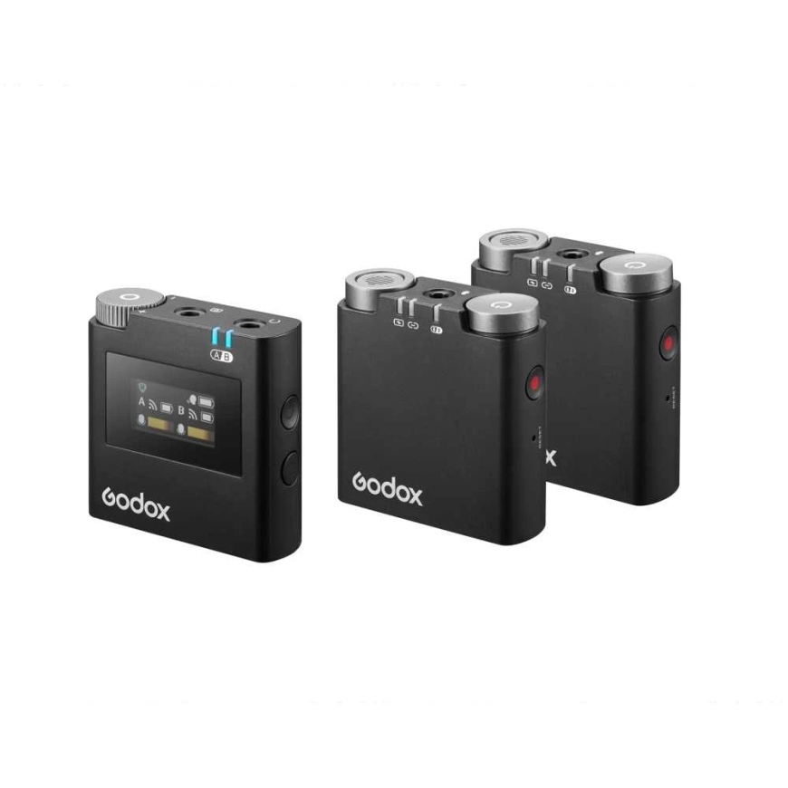 Audio varustus - Godox Virso M2 juhtmevaba mikrofoni süsteem, 2 saatjat, 650 jalga ulatus – 3