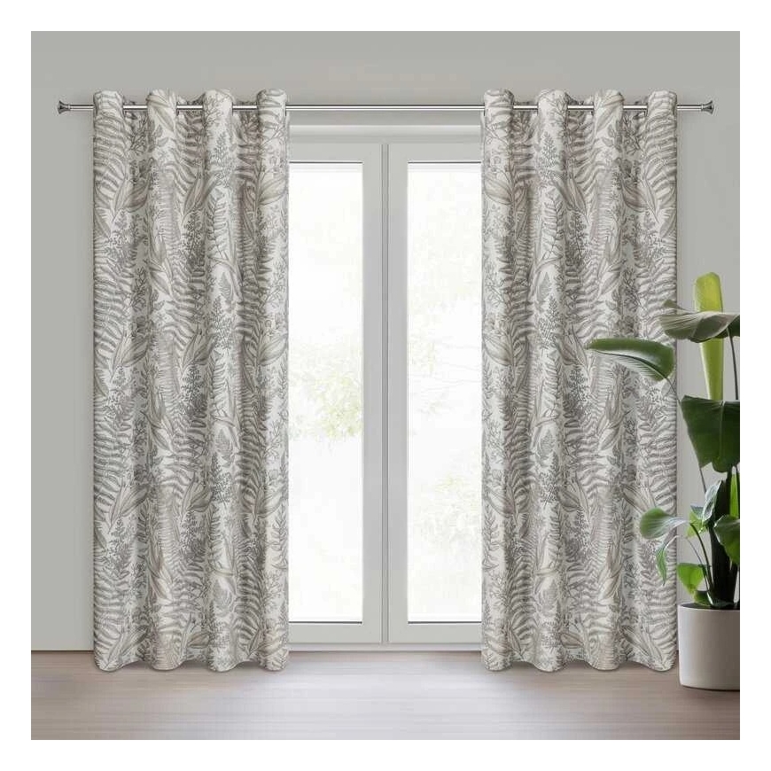 Eurofirany SI/Z/LUNA/B+BEIGE 140X250 SKAIDRUS