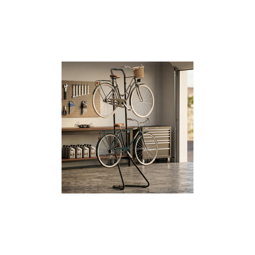 Spacetronik Freestanding Bicycle Stand for 2 Bicycles SPG145B SPG145B S – 3