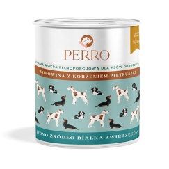 PERRO jautiena su petražolių šaknimi - šlapias šunų ėdalas - 850g