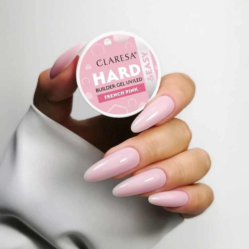 Activeshop Claresa Hard&easy construction gel French pink 12g – 5