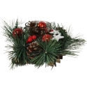 Saska Garden decorative wooden candle holder 16x9 cm