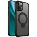 Etteri Matt Mag Ring -kotelo iPhone 12 / 12 Pro 6,1" musta