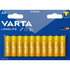 Varta Longlife AA / LR6 10pcs
