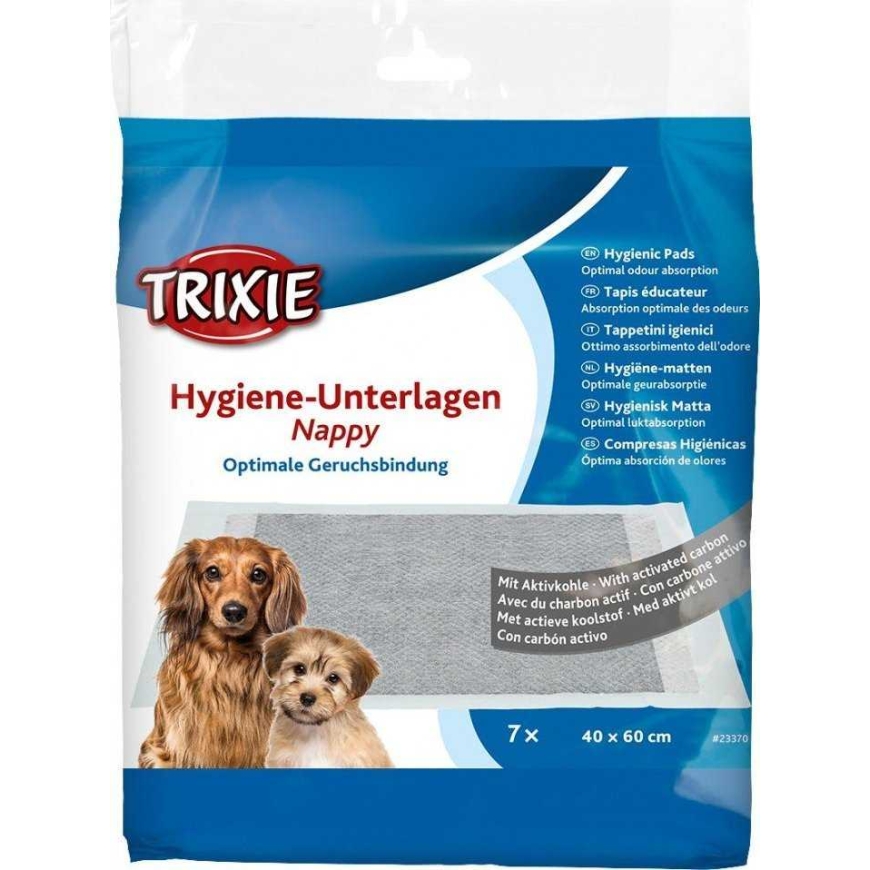 TRIXIE Hügieeniline aluskate kutsikatele, 40x60 cm, aktiivsöega