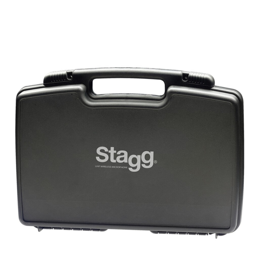 Stagg SUW 50 HH FH EU UHF tõeline mitmekesisus juhtmeta peakomplekti süsteem 2 kanaliga Must – 3