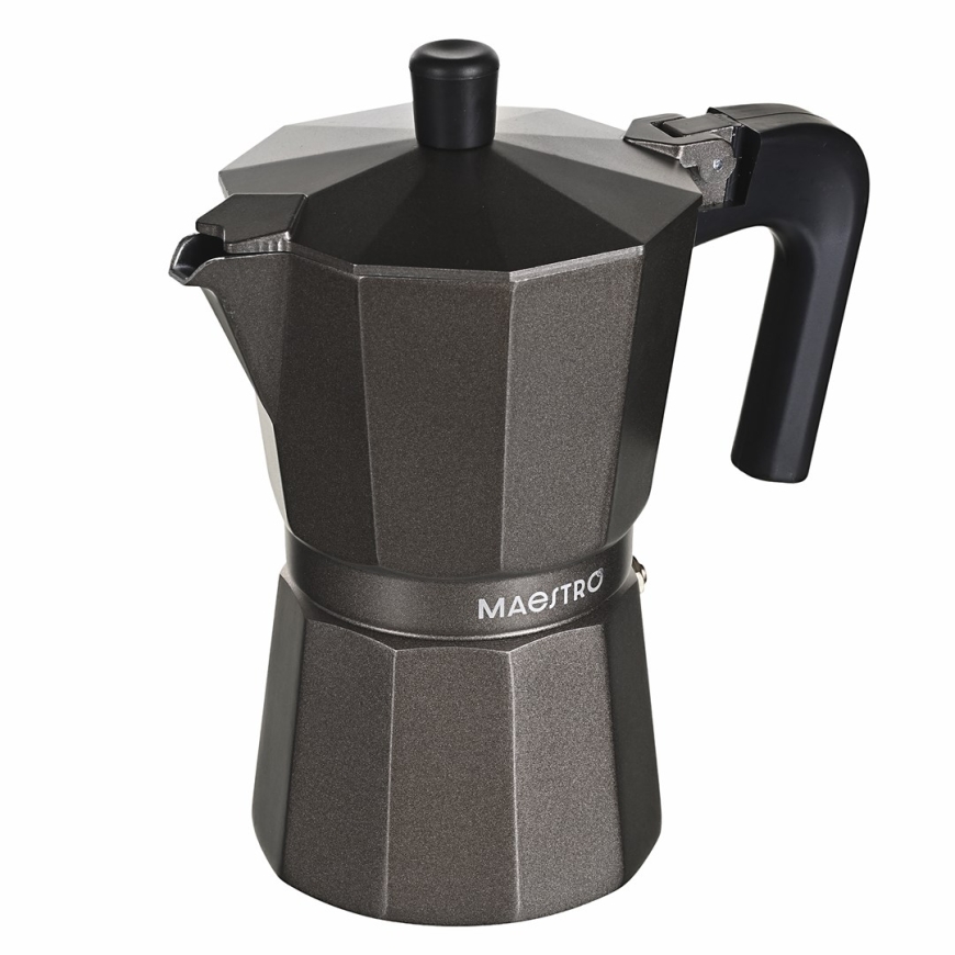 Кофемашина MAESTRO MR-1666-6-BROWN на 6 чашек бронзовая