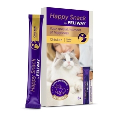 CEVA Feliway Happy Snack Chicken - cat treats - 6x15g