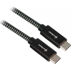 Sharkoon USB 3.1 C-C kabels melns/peleks 0.5m