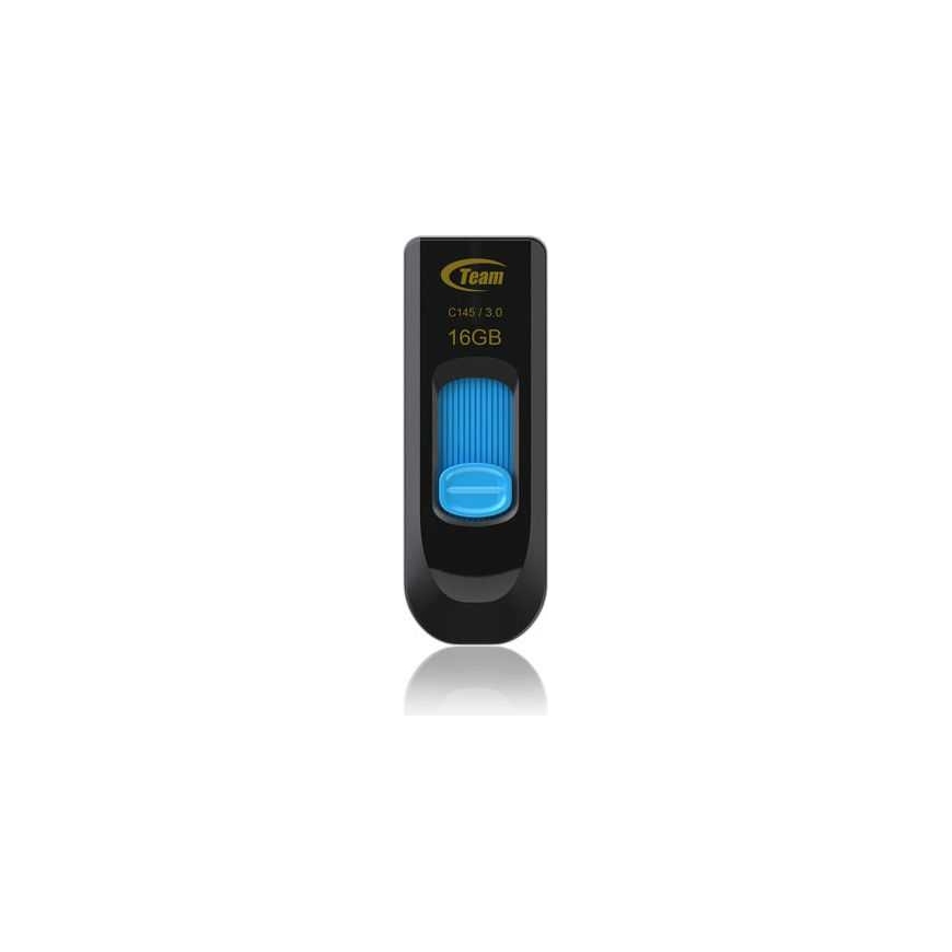 TEAM GROUP 16GB C145 USB 3.2 Melna-Zila