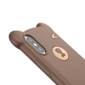 Baseus "Flexible Silicone Back Cover Case Apple iPhone XS Max" Brown Be