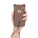 Чехол Baseus "Гибкий силиконовый задний корпус для Apple iPhone XS Max" Коричневый