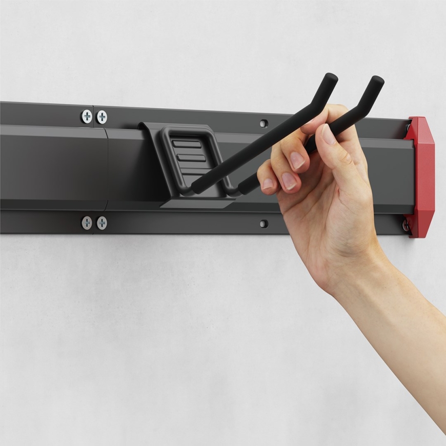 Maclean Wall-Mounted Tool Organizer, steel, max. load 136 kg, width 816 mm, MC-178 – 5