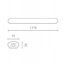 Led Line Lite hermeetiline valgusti VANTO 2xT8 IP65 120cm hall ABS/PS koos reflektoriga Led Line Lite hermeetiline valgusti VANTO 2xT8 IP65 120cm hall ABS/PS koos reflektoriga