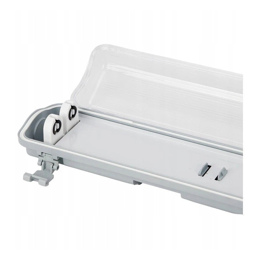 Led Line Lite Hermetinis šviestuvas VANTO 2xT8 IP65 120cm pilkas ABS/PS su reflektorium – 3