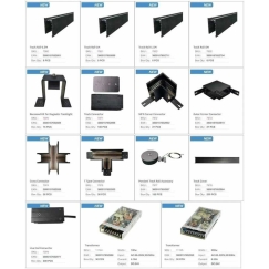V-tac Magnetic system rail cover, 1m long