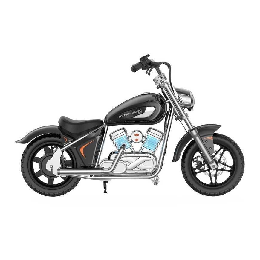 Hyper Gogo Elektriskais motocikls M5 - melns