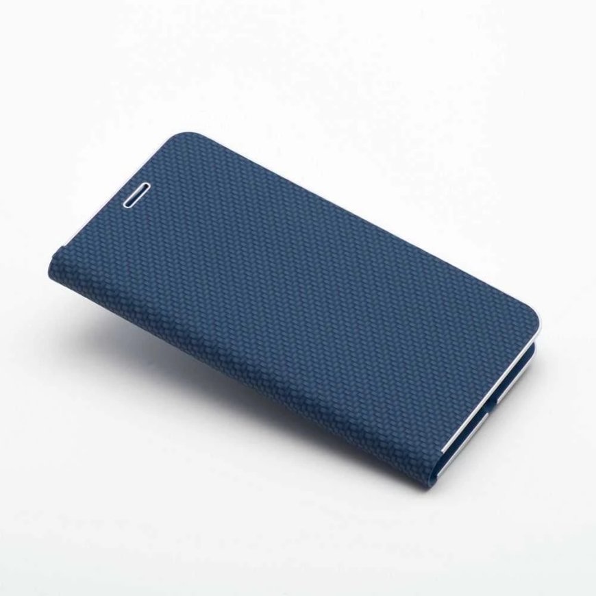 Forcell Oem LUNA Book Carbon -kuori Samsung Galaxy S25 Ultra sinisenä – 2