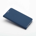 Чехол Forcell Oem LUNA Book Carbon для Samsung Galaxy S25 Ultra синего цвета