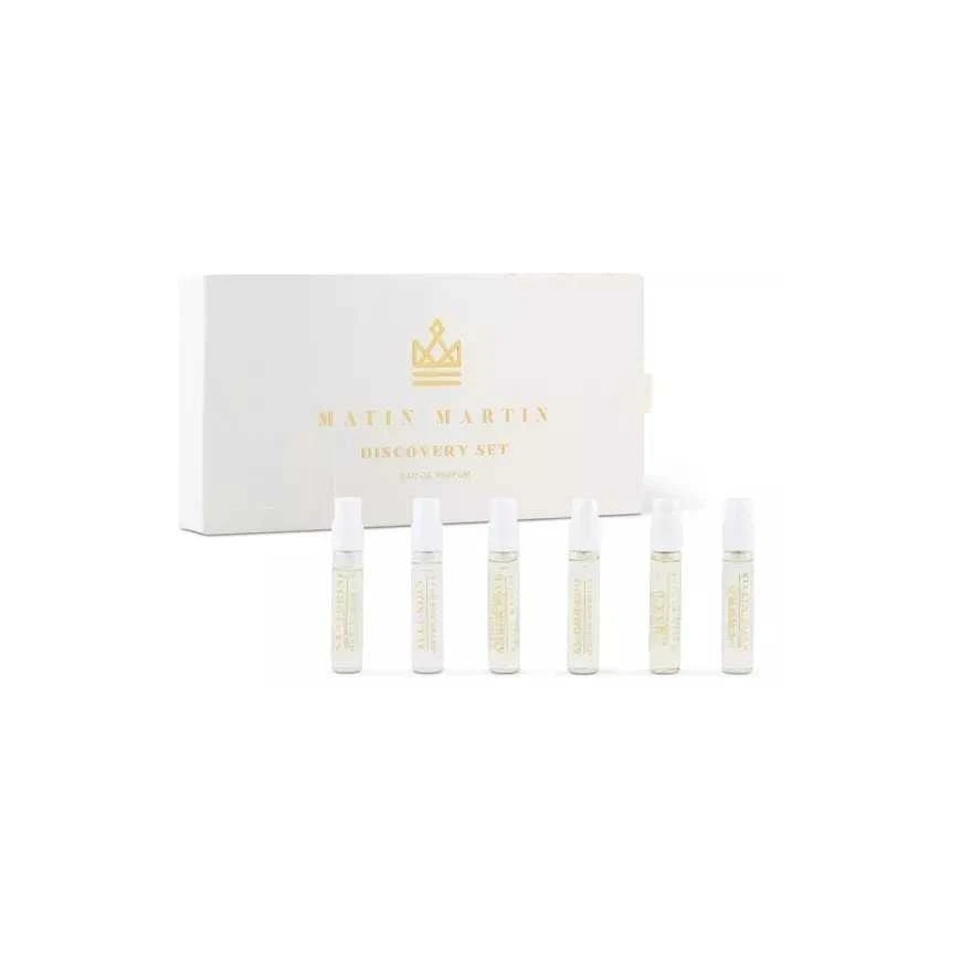 "Matin Martin Discovery" набор EDP унисекс (EDP Illusion 2 мл + EDP El Dorado 2 мл + EDP Raa'd 2 мл + EDP Amber Wave 2 мл + EDP
