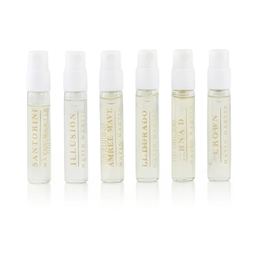 "Matin Martin Discovery" набор EDP унисекс (EDP Illusion 2 мл + EDP El Dorado 2 мл + EDP Raa'd 2 мл + EDP Amber Wave 2 мл + EDP – 2