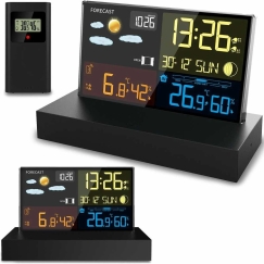 Berdsen Meteorologinė stotelė su ekranu BD-912, juoda